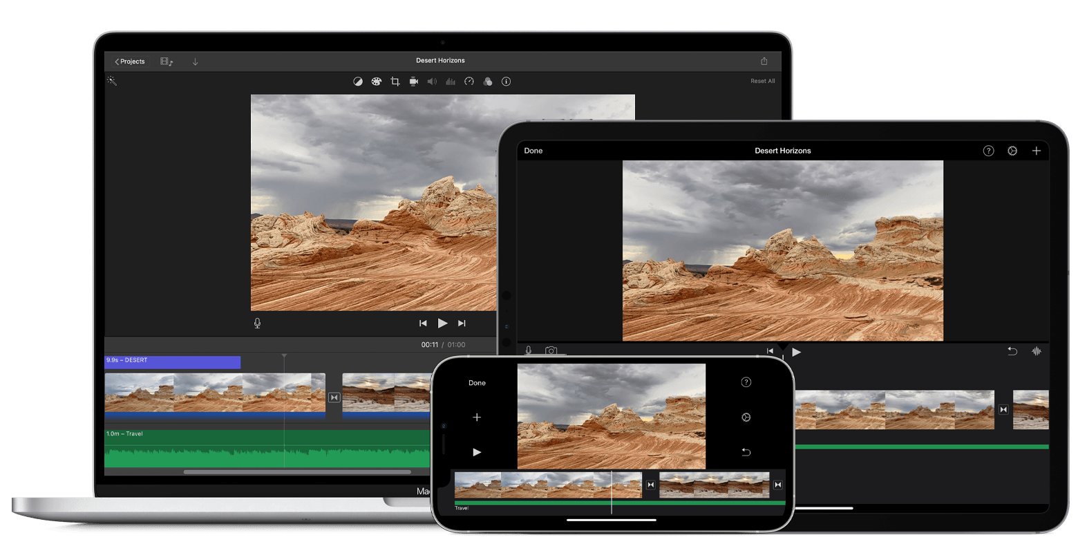 iMovie на Mac и iOS