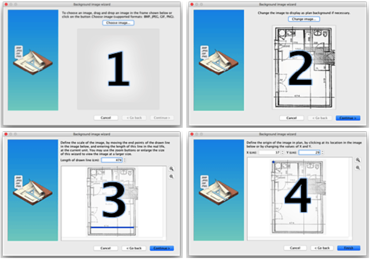 Мастер импорта фонового плана