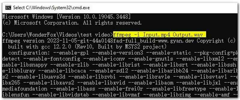 FFmpeg через командную строку