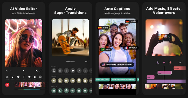 InShot для извлечения аудио из видео на телефоне