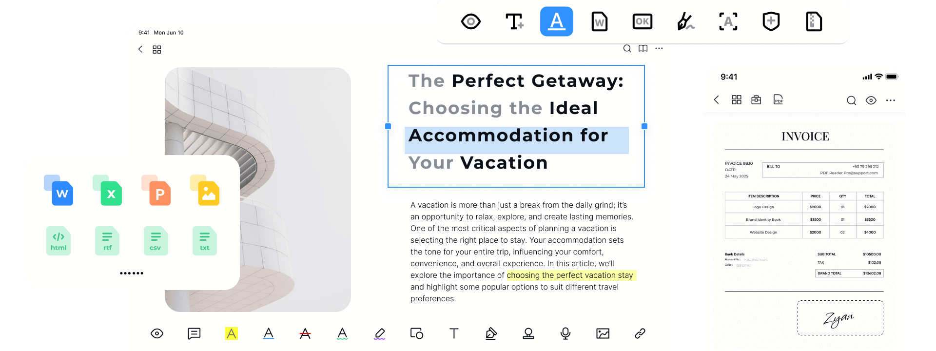 PDF Reader Pro на iOS