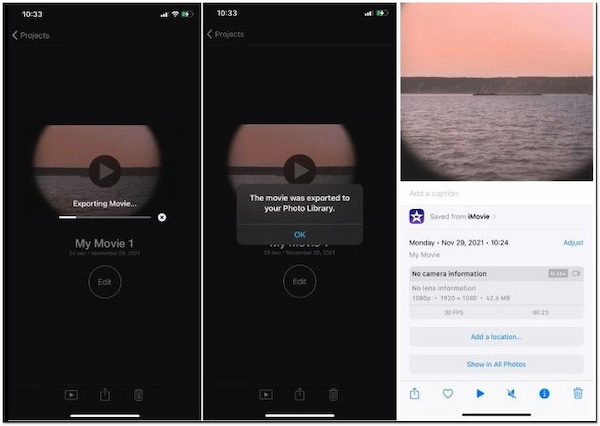 iMovie на iOS для работы с видео