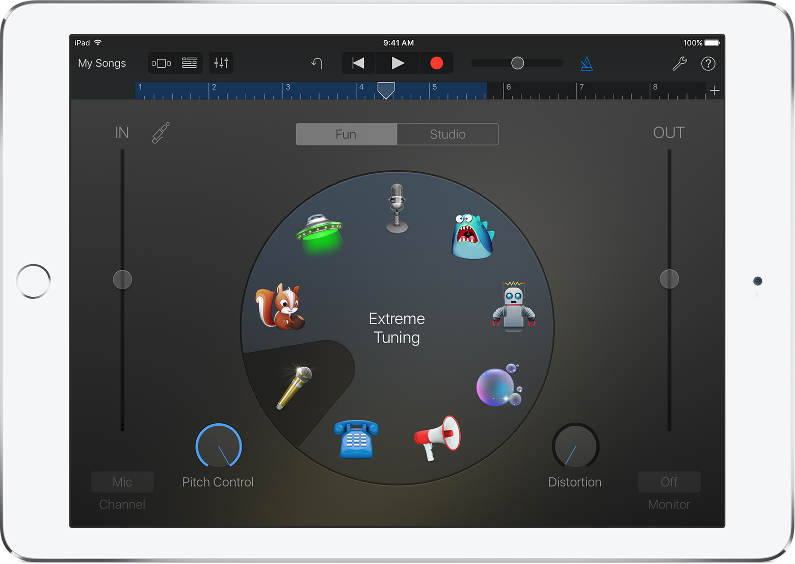 GarageBand для iPad
