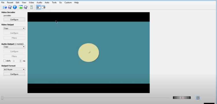 Avidemux — удаление фрагмента из видео