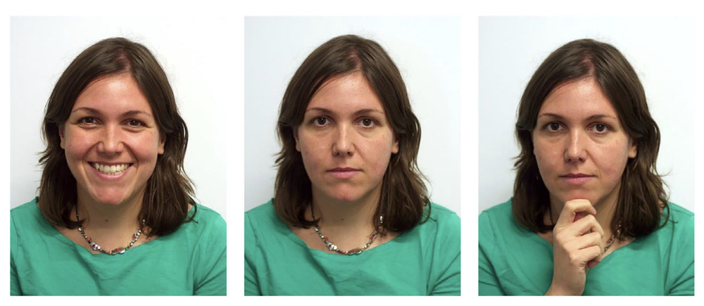 Позирование для делового фото