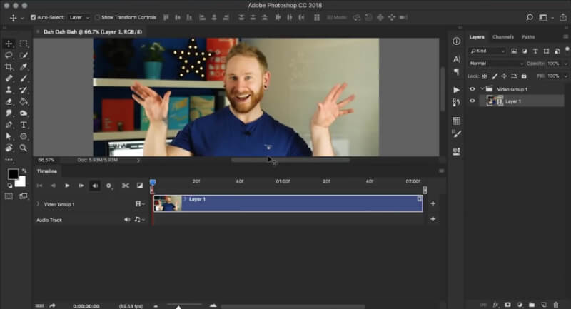 Работа с видео и GIF в Adobe Photoshop