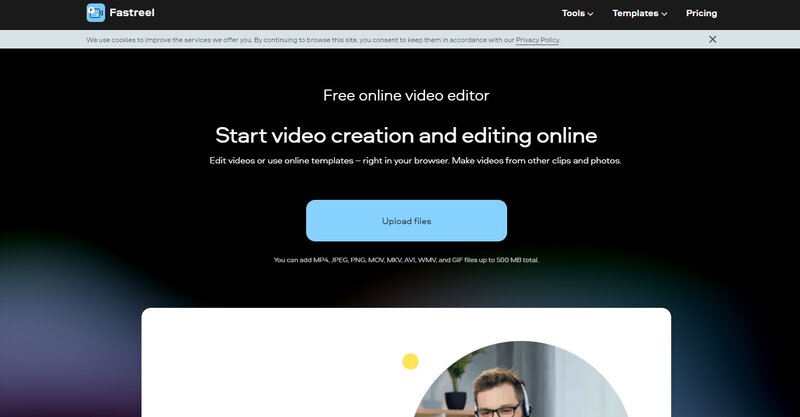 Склейка видео в Fastreel