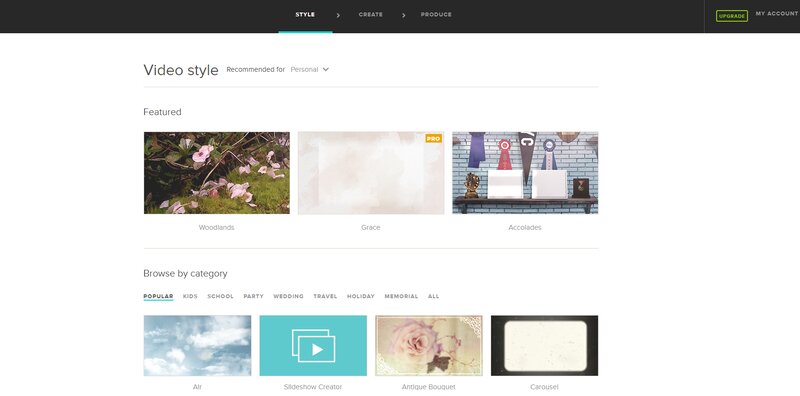 Animoto: онлайн-сборка ролика с музыкой