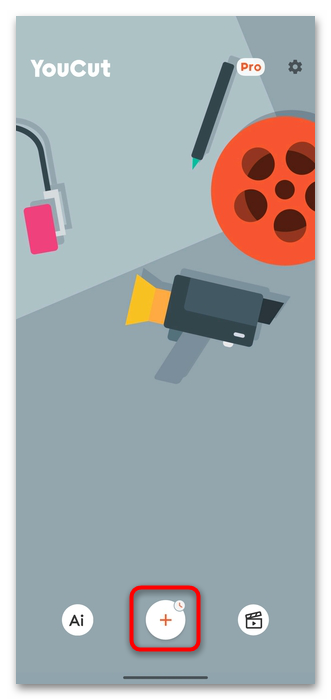 Склейка роликов в YouCut на Android