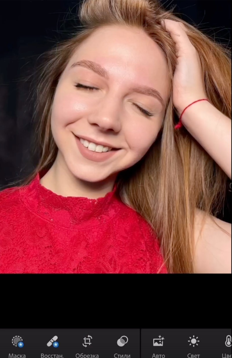 Lightroom: работа с цветом на смартфоне