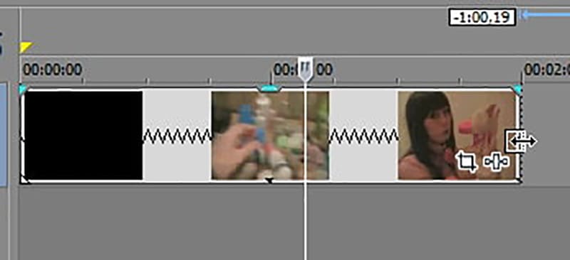 Ускорение клипа в VEGAS Pro