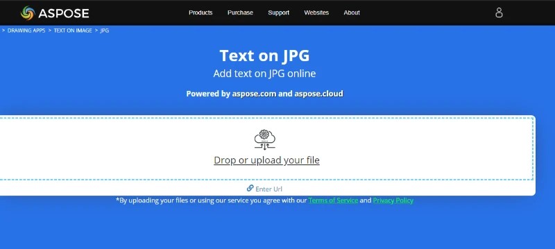 Загрузка JPG в Aspose для добавления текста