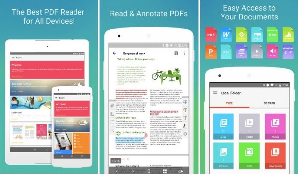 Kdan PDF Reader на Android: чтение и разметка PDF