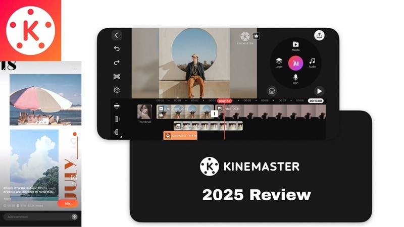 Интерфейс KineMaster