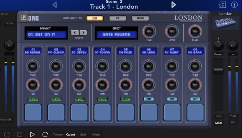 Скриншот KORG Gadget на iPhone
