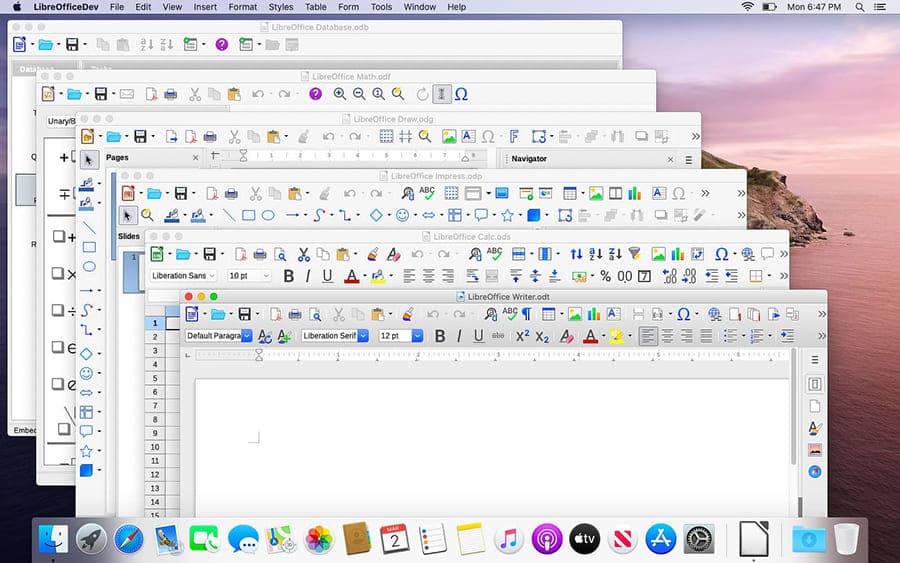 Открытие PDF в LibreOffice