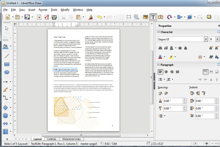 PDF в LibreOffice Draw