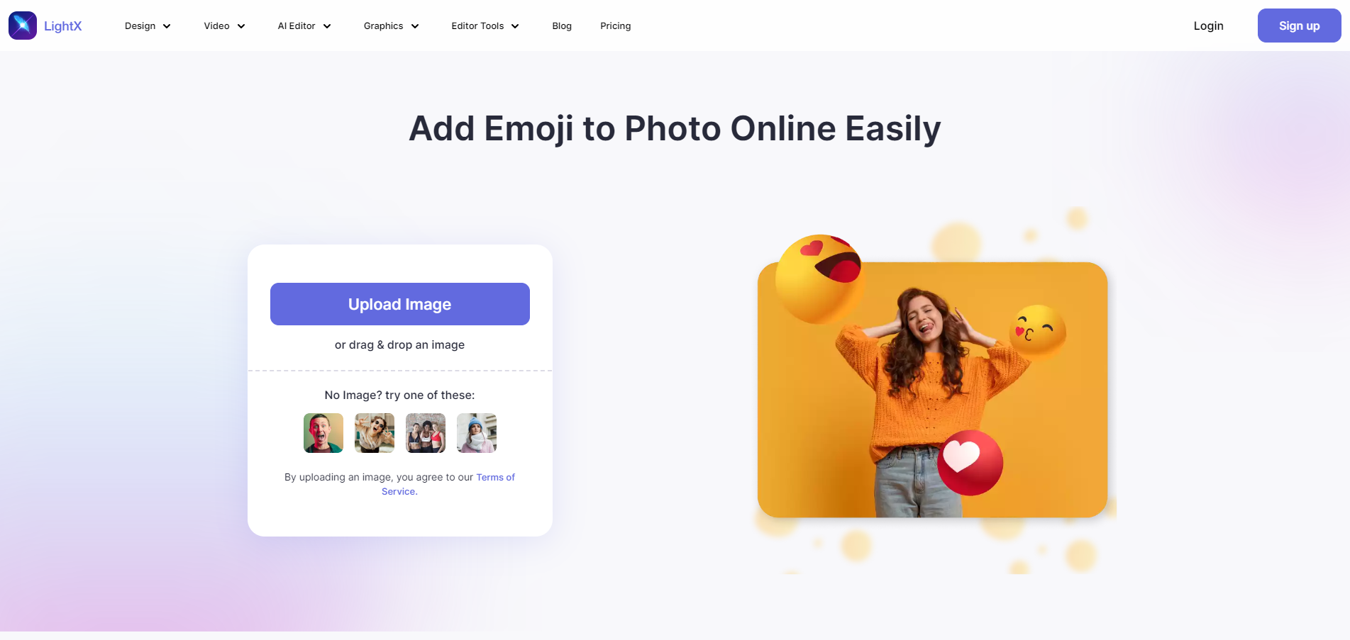 LightX — добавление стикеров к фотографии