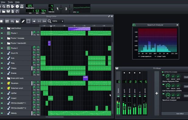 Скриншот LMMS