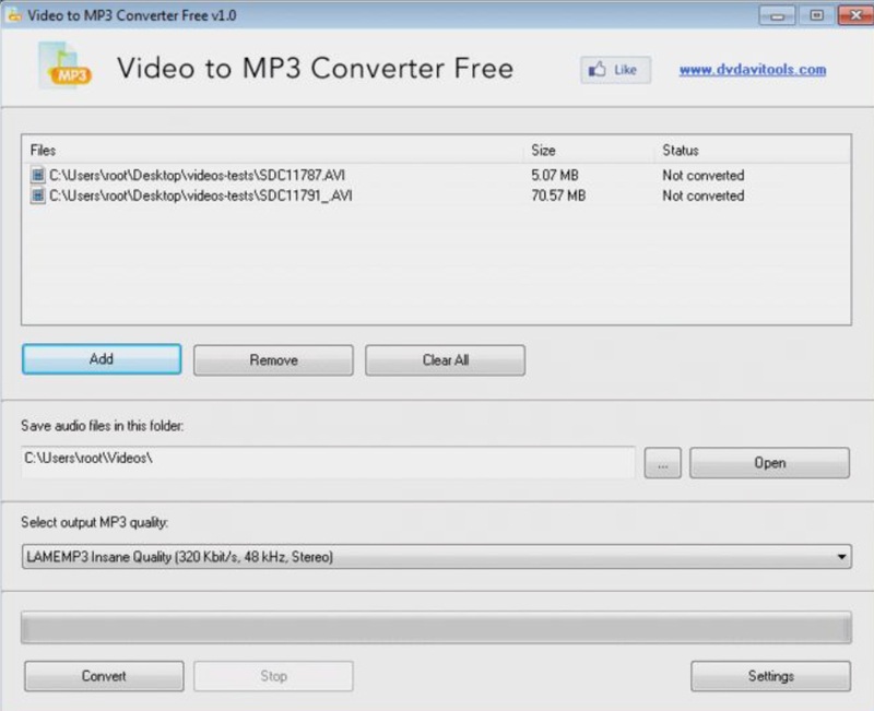 Скриншот Free Video to MP3 Converter
