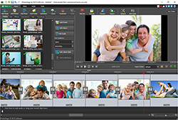 Рабочее окно NCH PhotoStage Slideshow Producer
