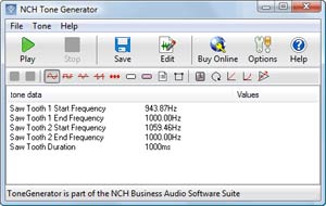 Интерфейс NCH Tone Generator