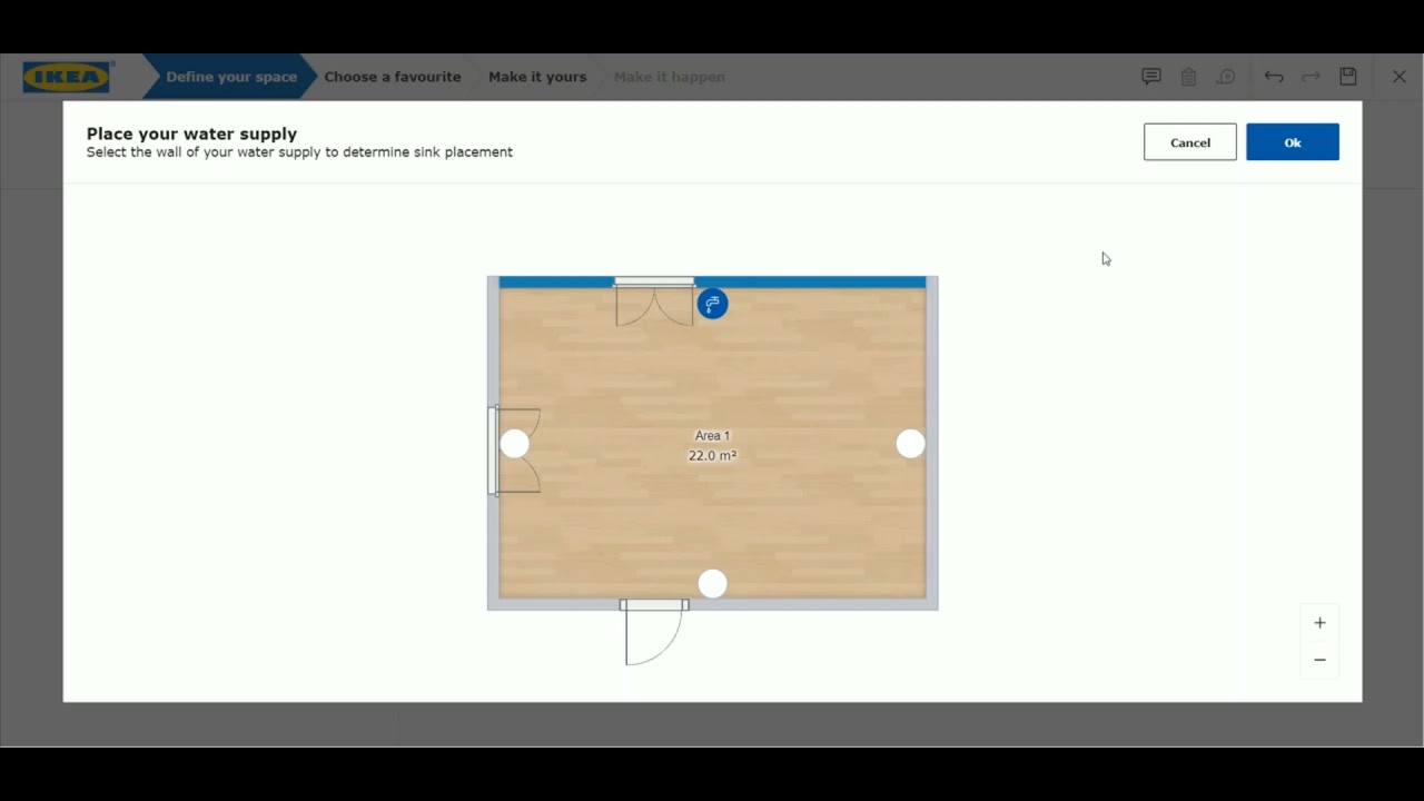 IKEA Kitchen Planner — Define your space