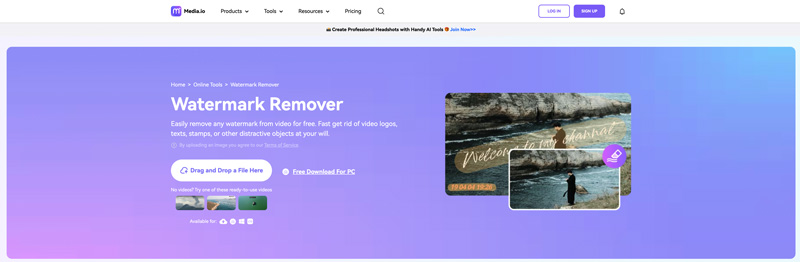 Media.io Video Watermark Remover
