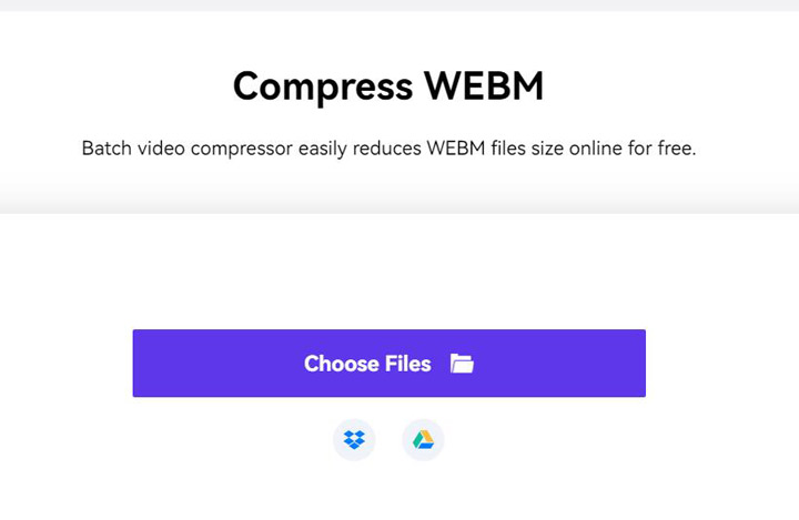 Media.io WebM Compressor
