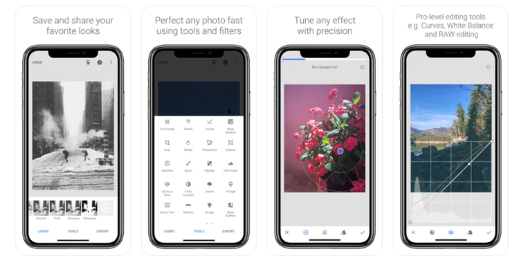 Snapseed — черно-белые фильтры и мобильная обработка