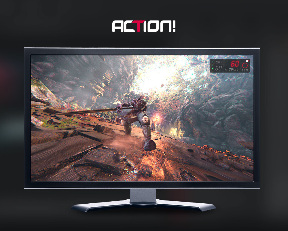 HUD и игровой сценарий в Mirillis Action!