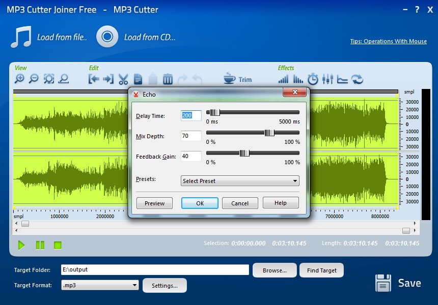 MP3 Cutter Joiner для нарезки и объединения