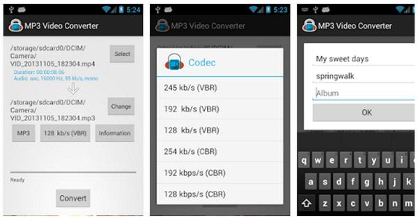 Скриншот MP3 Video Converter