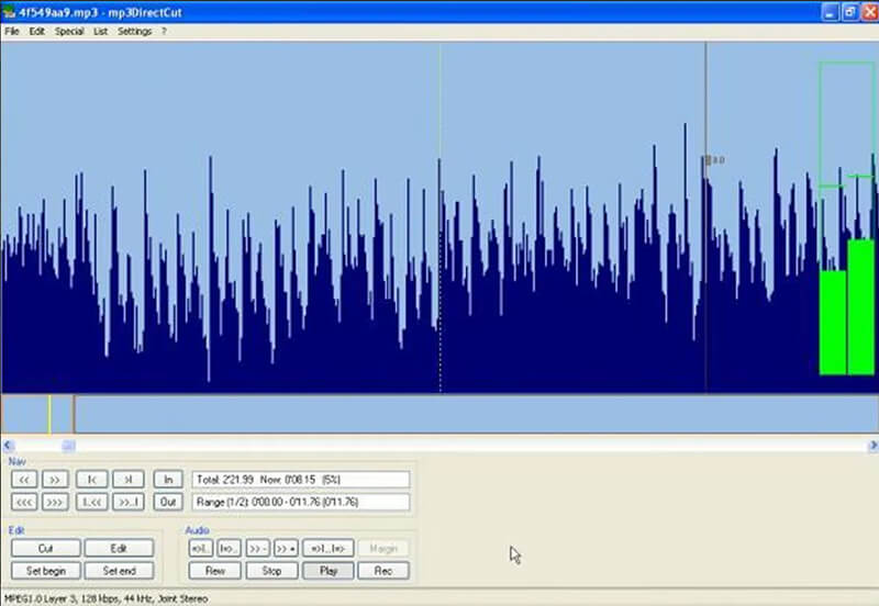 mp3DirectCut для объединения MP3
