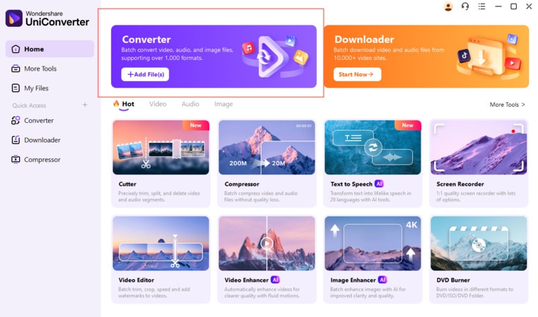 GIF Maker в Wondershare UniConverter