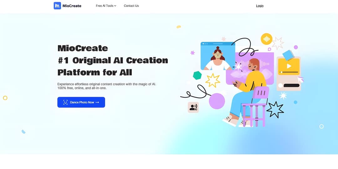 Интерфейс MioCreate