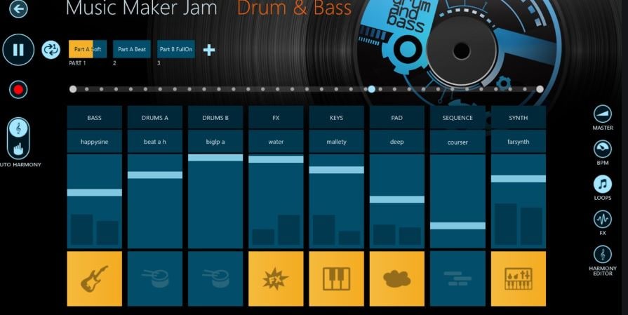 Скриншот Music Maker JAM на iPhone