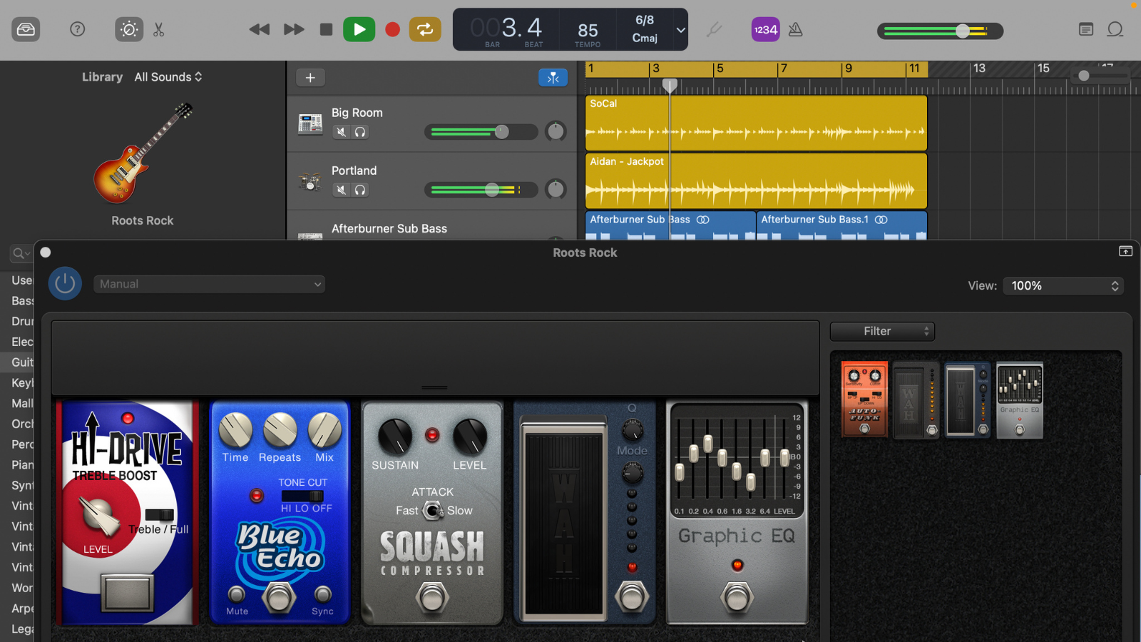 GarageBand iOS — мобильная музыкальная студия