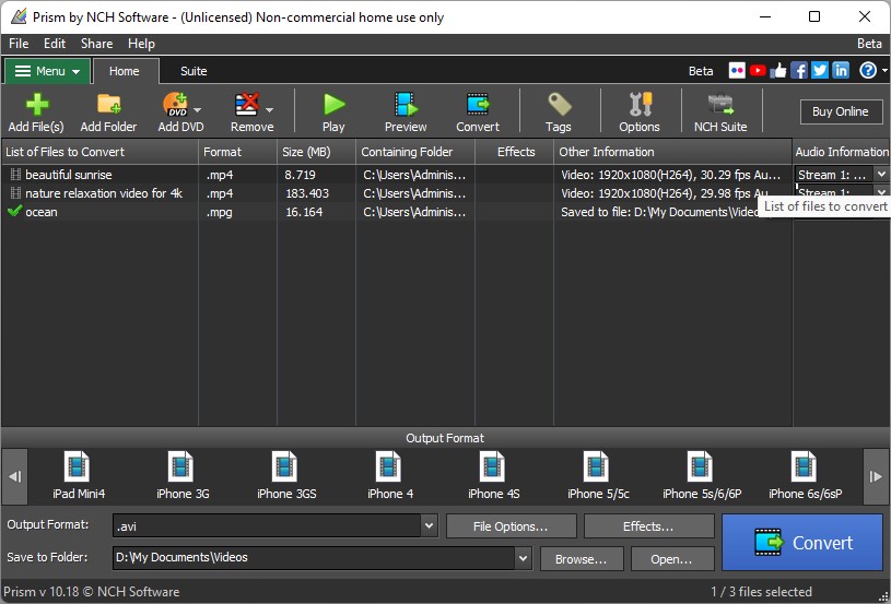 Prism Video Converter