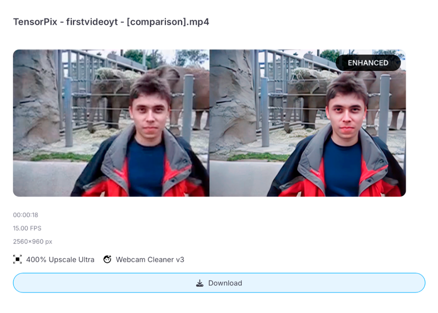 Скриншот TensorPix