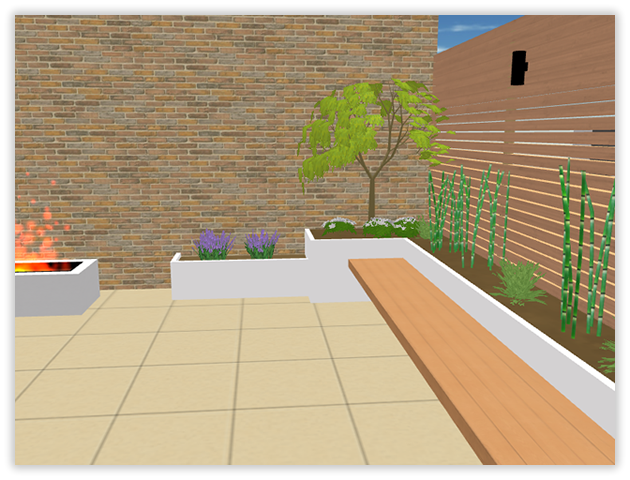 Объемный просмотр Garden Planner