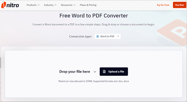 Интерфейс Nitro для работы с PDF
