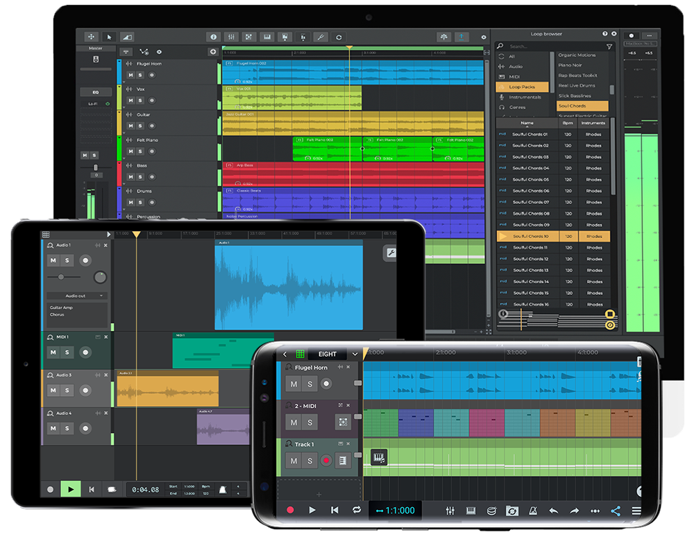 Скриншот n-Track Studio