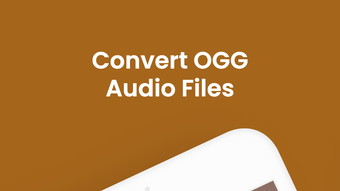 Интерфейс OGG Converter, OGG to MP3 для iPhone
