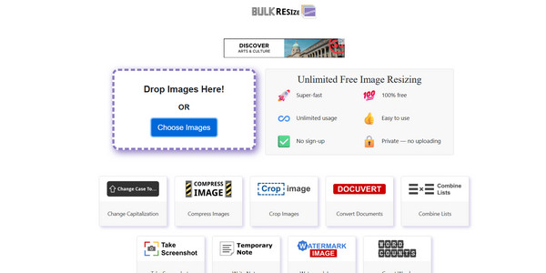 Скриншот Bulk Resize Photos