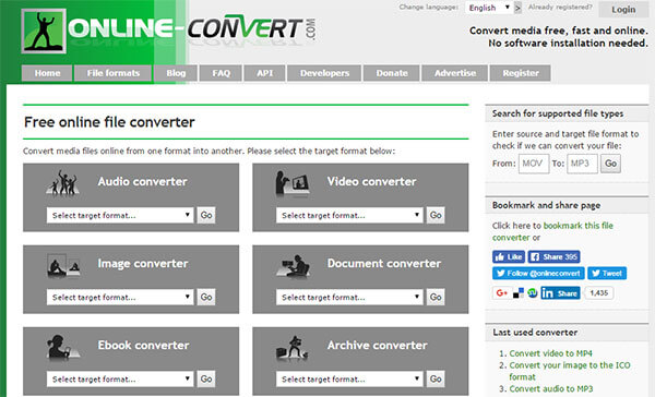 Online-Convert настройки MP4 to WebM