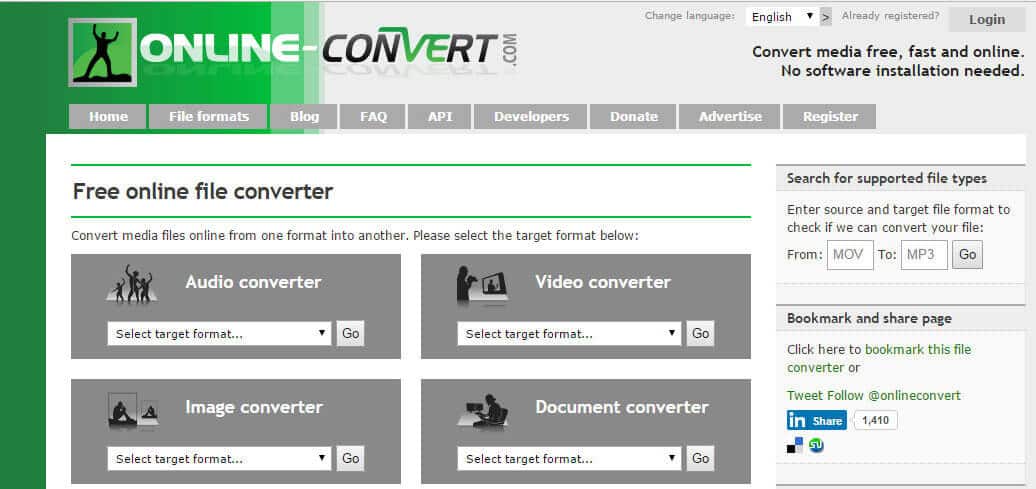 Конвертация MP4 в GIF в Online-Convert