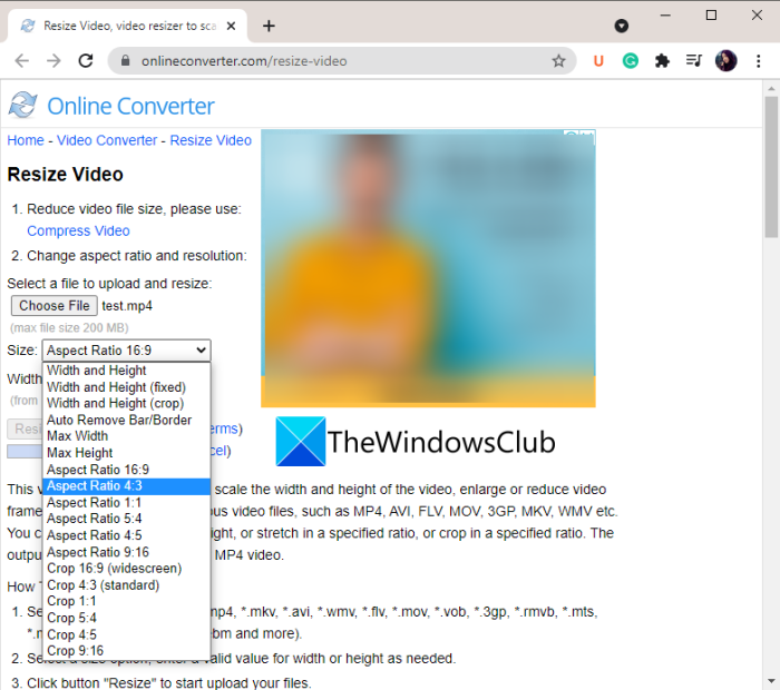 Онлайн-кадрирование видео через браузер