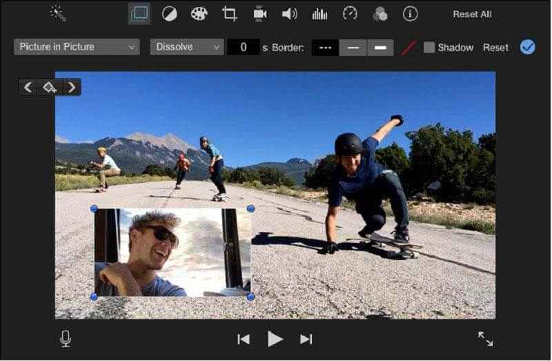 Наложение водяного знака через iMovie