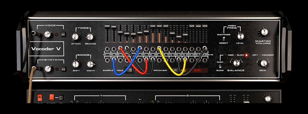 Секция полос и коммутации Arturia Vocoder V
